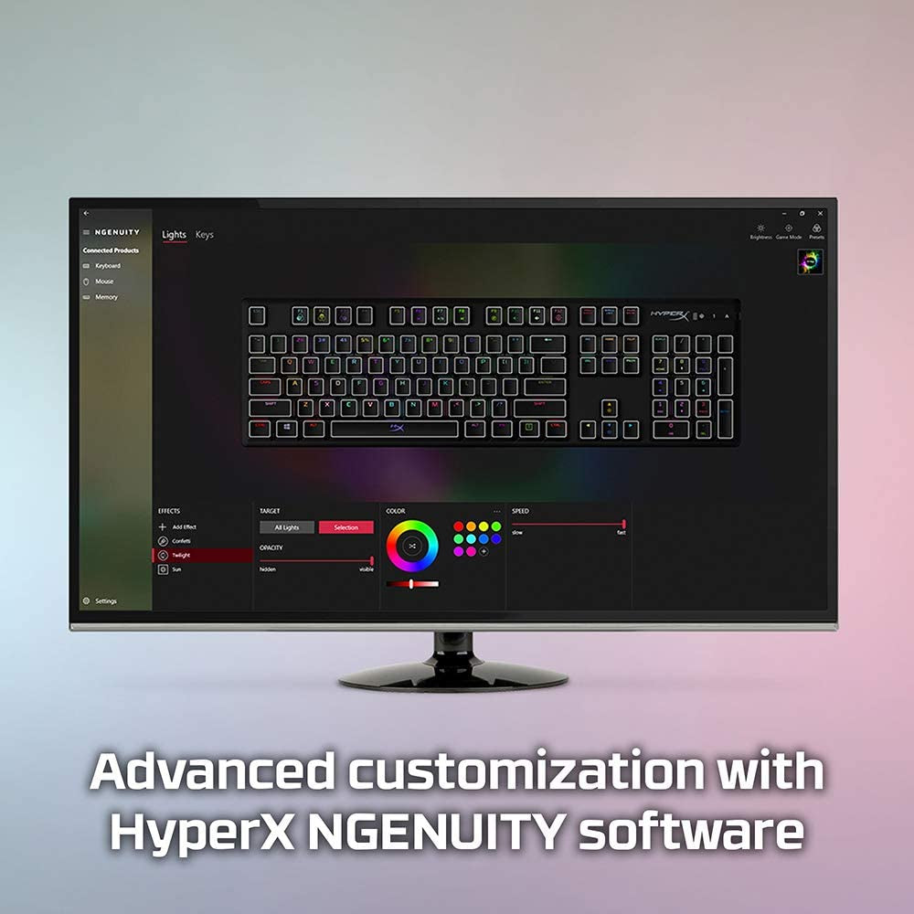 Alloy Origins - Mechanical Gaming Keyboard, Software-Controlled Light & Macro Customization, Compact Form Factor, RGB LED Backlit - Linear Red Switch